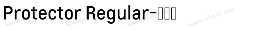 Protector Regular字体转换